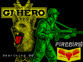 H.E.R.O. title screen for ZX Spectrum